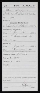 Lewis Chapman Muster Roll