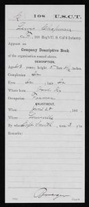 Lewis Chapman Muster and Descriptive Roll
